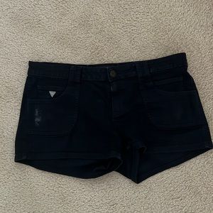 Guess Navy Jean shorts